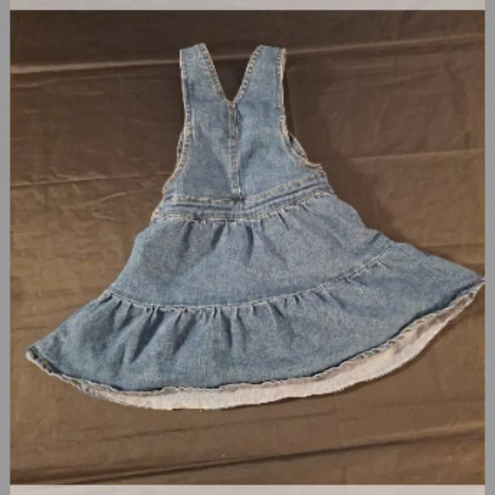 BCBG Girls Denim Overall Dress